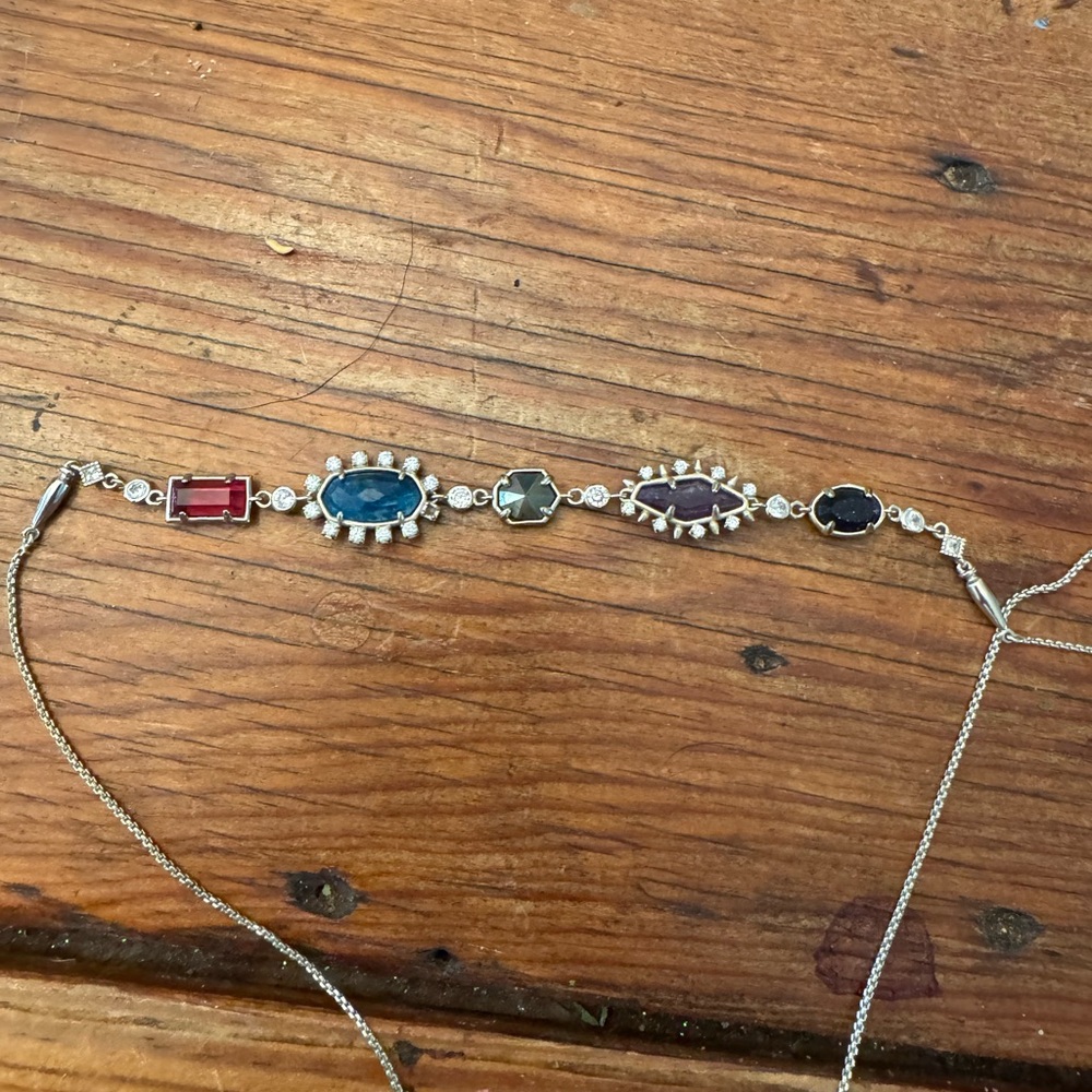 Kendra Scott Multicolor Gemstone Necklace